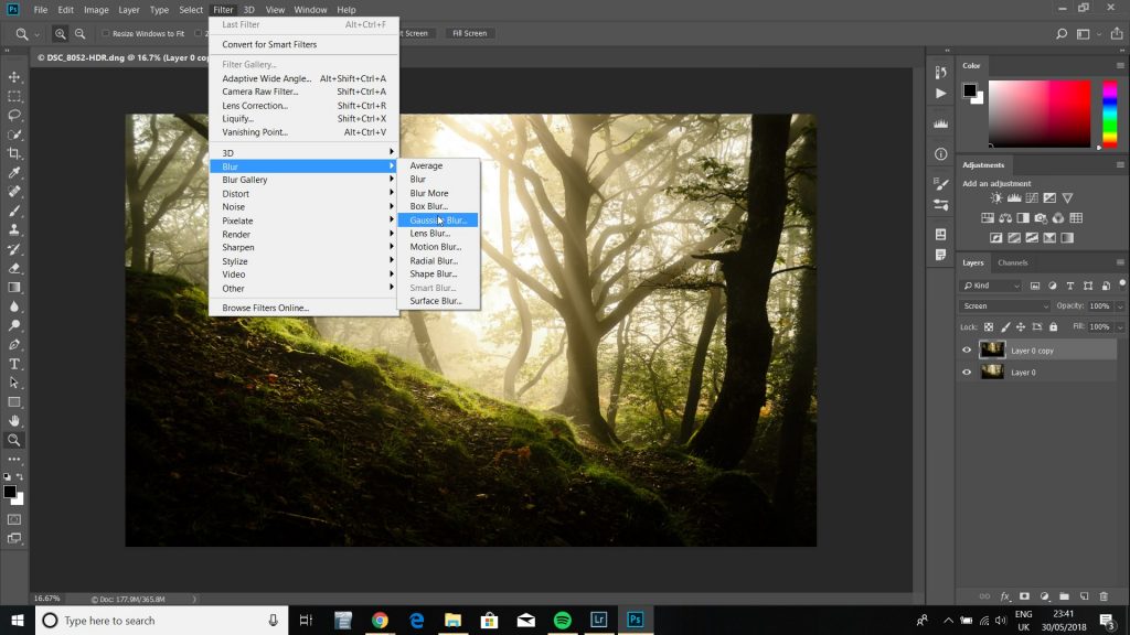 Play Around With the Gaussian Blur Settings